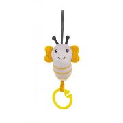 Jucarie cu vibratii pentru bebelusi BabyJem, Albinuta din plus, 6 luni+ (Culoare: Galben) JEMbj_8322