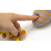 Jucarie cu vibratii pentru bebelusi BabyJem, Albinuta din plus, 6 luni+ (Culoare: Galben) JEMbj_8322