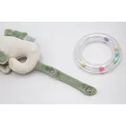 Jucarie zornaitoare BabyJem, Calut de mare din plus, 3 luni+ (Culoare: Portocaliu) JEMbj_8182