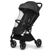 Lionelo - Carucior sport Cloe, De la nastere, Cu accesorii, Cadru din aluminiu, 0-22 kg, Usor, Pliabil cu o singura mana, Ideal pentru toate tipurile de suprafete, Gri BYNLO-CLOE_GREY_STONE