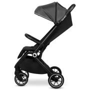 Lionelo - Carucior sport Cloe, De la nastere, Cu accesorii, Cadru din aluminiu, 0-22 kg, Usor, Pliabil cu o singura mana, Ideal pentru toate tipurile de suprafete, Gri BYNLO-CLOE_GREY_STONE