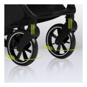 Lionelo - Carucior sport Cloe, De la nastere, Cu accesorii, Cadru din aluminiu, 0-22 kg, Usor, Pliabil cu o singura mana, Ideal pentru toate tipurile de suprafete, Maro BYNLO-CLOE_BROWN_RUST