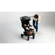 Lionelo - Carucior sport Cloe, De la nastere, Cu accesorii, Cadru din aluminiu, 0-22 kg, Usor, Pliabil cu o singura mana, Ideal pentru toate tipurile de suprafete, Maro BYNLO-CLOE_BROWN_RUST