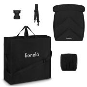 Lionelo - Carucior sport Cloe, De la nastere, Cu accesorii, Cadru din aluminiu, 0-22 kg, Usor, Pliabil cu o singura mana, Ideal pentru toate tipurile de suprafete, Maro BYNLO-CLOE_BROWN_RUST