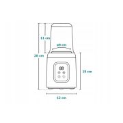 Lionelo - Incalzitor biberoane 5 in 1 ThermUp 2.0, Sterilizare, Dezghetare, Incalzire rapida, 200 W, Fara BPA, Alb BYNLOC-THERMUP_2.0_WHITE