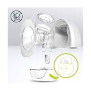 Lionelo - Pompa de san portabila Fidi cu accesorii, Hands-free, 5 functii de masaj, Autonomie pana la 24 h, 50 db, Capacitate 150 ml, Alb BYNLOC-FIDI_FREE_WHITE