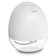 Lionelo - Pompa de san portabila Fidi cu accesorii, Hands-free, 5 functii de masaj, Autonomie pana la 24 h, 50 db, Capacitate 150 ml, Alb BYNLOC-FIDI_FREE_WHITE