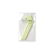 Set de 3 paie reutilizabile Miniware, 100% din silicon alimentar, Key Lime JEMmw_MWSSW3KL
