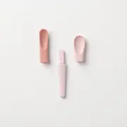 Set diversificare hrana bebelusi Miniware Sili Mini GO, 100% din materiale naturale biodegradabile, 3 piese, Pink Antioxidant JEMmw_SMG7PA