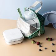 Set geanta termoizolanta Mealtote cu cutie Grow bento, Miniware Ready Go! Bento, 4 piese, Prickly Pear JEMmw_RGBPP