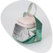 Set geanta termoizolanta Mealtote cu cutie Grow bento, Miniware Ready Go! Bento, 4 piese, Prickly Pear JEMmw_RGBPP
