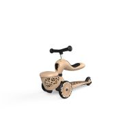 Trotineta Copii Cu Sezut, Suport Jucarie, Transformabila 2in1, Highwaykick 1 Lifestyle Leopard, 1-5 Ani, Pana La 50 Kg, Scoot  Ride Pjb96607