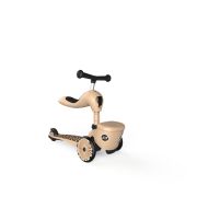 Trotineta Copii Cu Sezut, Suport Jucarie, Transformabila 2in1, Highwaykick 1 Lifestyle Leopard, 1-5 Ani, Pana La 50 Kg, Scoot  Ride Pjb96607