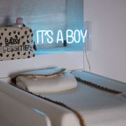 Caseta luminoasa Neon Childhome 30x15 cm, Albastru ERFCH-CHNLBBO