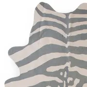 Covor Bumbac Childhome 145x160 cm, Zebra Gri ERFCH-CHCARZEGR