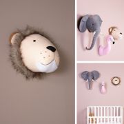 Decoratiune perete Childhome 15x28x36 cm, Leu ERFCH-CCFLIO