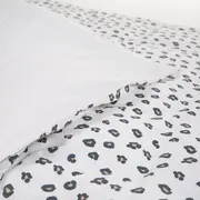 Husa pilota si fata de perna Childhome Jerse 100x140 cm, Leopard ERFCH-CCDCJLEO
