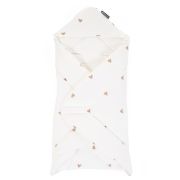 Paturica de infasat Childhome Jerse/Muselina 75x75 cm, Inimioare ERFCH-CCSWJOH
