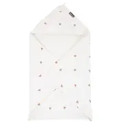 Prosop cu gluga si manusa de baie Childhome Jerse/Frotir 80x80 cm, Inimioare ERFCH-CCBCJOH