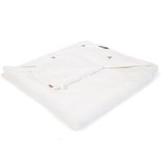 Prosop cu gluga si manusa de baie Childhome Jerse/Frotir 80x80 cm, Inimioare ERFCH-CCBCJOH