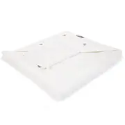 Prosop cu gluga si manusa de baie Childhome Jerse/Frotir 80x80 cm, Inimioare ERFCH-CCBCJOH