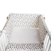 Protectie patut Childhome Jerse 35x170 cm, Leopard ERFCH-CCBPJLEO