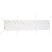 Protectie patut Childhome Jerse/Muselina 35x170 cm, Inimioare ERFCH-CCBPJOH