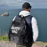 Rucsac de infasat Childhome Daddy Bag Negru ERFCH-CWDBPBL