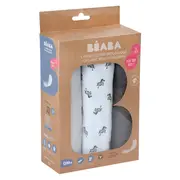 Set 3 Museline Beaba bumbac organic 70x70 cm Savana Grey ERFB920344