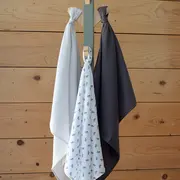 Set 3 Museline Beaba bumbac organic 70x70 cm Savana Grey ERFB920344