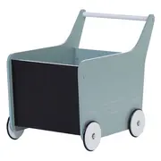 Carucior cu spatiu depozitare si tabla de scris Childhome, Lemn Menta ERFCH-WODSTRM