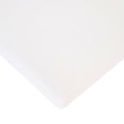 Cearsaf saltea 75x95 cm Childhome, Bumbac Organic Alb ERFCH-CCFIB92W
