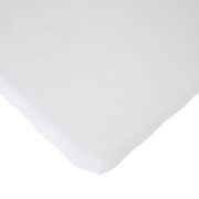 Cearsaf saltea 75x95 cm Childhome, Tricot Alb ERFCH-CCPMCTWH