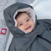 Combinezon Red Castle T-zip 6-12 luni Grey ERFRC0827156