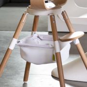 Cos accesorii pentru scaun de masa Childhome Evolu, Alb ERFCH-CHEVOBAS