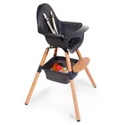Cos accesorii pentru scaun de masa Childhome Evolu, Antracit ERFCH-CHEVOBASA