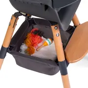 Cos accesorii pentru scaun de masa Childhome Evolu, Antracit ERFCH-CHEVOBASA