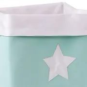 Cos depozitare panza Childhome 32x32x60 cm, Menta ERFCH-CCCB60MW