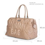 Geanta de infasat matlasata Childhome Mommy Bag Bej ERFCH-CWMBBPBE