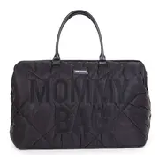 Geanta de infasat matlasata Childhome Mommy Bag Negru ERFCH-CWMBBPBL