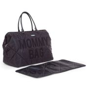 Geanta de infasat matlasata Childhome Mommy Bag Negru ERFCH-CWMBBPBL