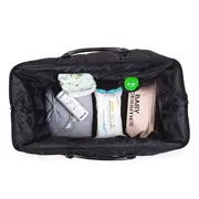 Geanta de infasat matlasata Childhome Mommy Bag Negru ERFCH-CWMBBPBL