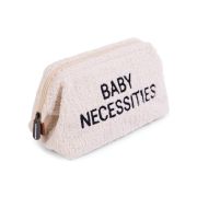 Geanta de toaleta Childhome Baby Necessities Teddy Alb ERFCH-CWNESTW