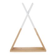 Raft de perete Tipi Childhome, Lemn Natural/Alb ERFCH-WSTIPI