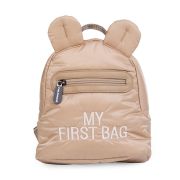Rucsac pentru copii matlasat Childhome My First Bag Bej ERFCH-CWKIDBPBE