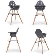 Scaun de masa reglabil in inaltime Childhome Evolu 2 Natural/Antracit ERFCH-CHEVOCHNA