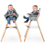 Scaun de masa reglabil in inaltime Childhome Evolu 2 Natural/Menta ERFCH-CHEVOCHMI