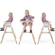 Scaun de masa reglabil in inaltime Childhome Evolu One.80, Natural/Alb ERFCH-CHEVO180NW