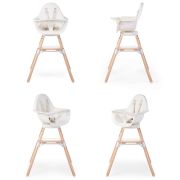 Scaun de masa reglabil in inaltime Childhome Evolu One.80, Natural/Alb ERFCH-CHEVO180NW