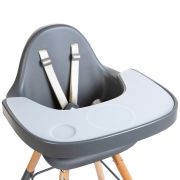 Tavita scaun de masa Childhome Evolu + Protectie din silicon, Antracit ERFCH-CHEVOTSAA